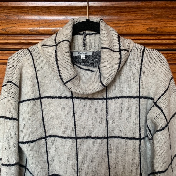 Madewell Windowpane Turtleneck - Picture 6 of 10